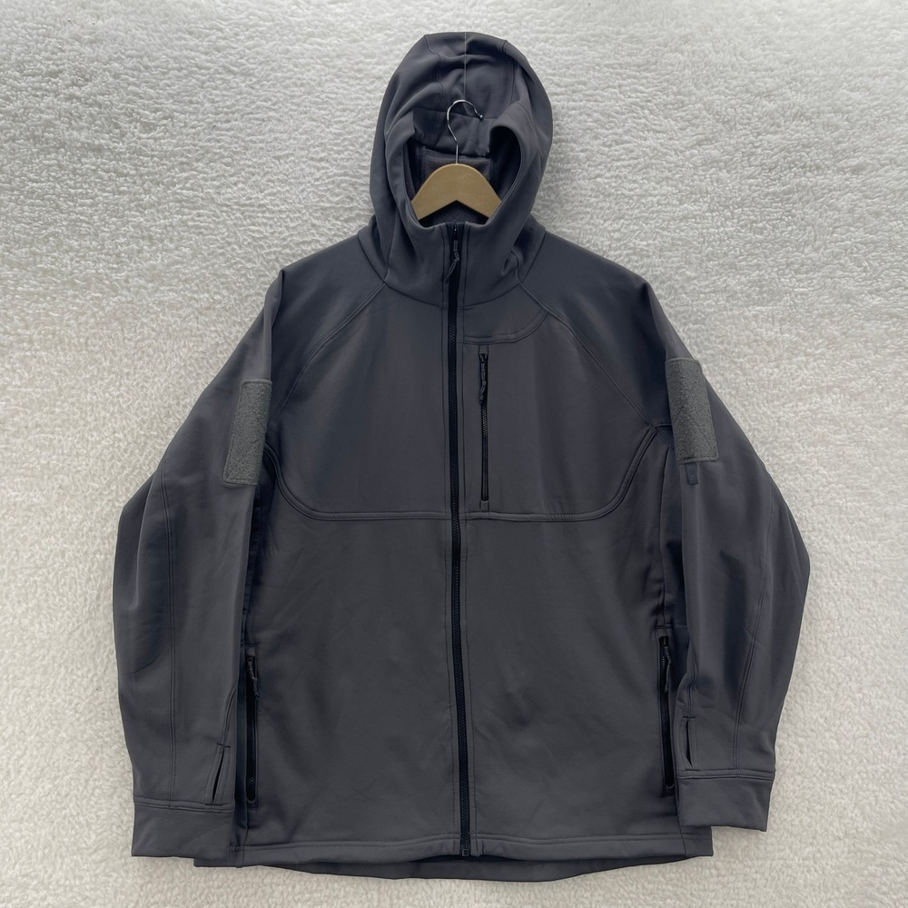 Vertx Jacket Mens XL Grey Tactical Softshell Full Zip Gorpcore Tactical Security